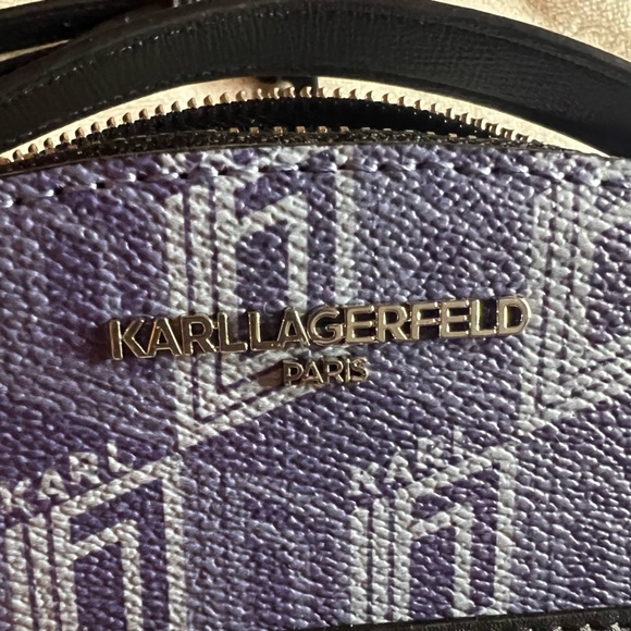 Karl Lagerfeld shoulder bag converts to hand held mini bag - Picture 5 of 7